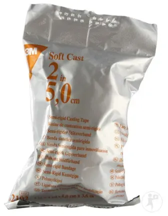 3M Soft Cast Semi-Rigider Stützverband 5cm x 3,6m Rolle 1 (82102)