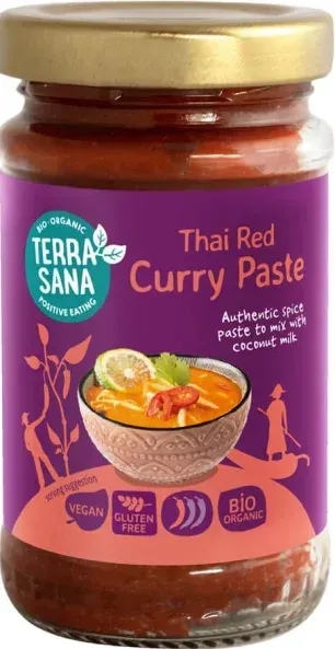 Terrasana Rote Thai Curry Paste bio