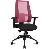 TOPSTAR Lady Sitness Deluxe pink mit Armlehnen (schw/schw.-pink)