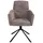 MCA Furniture Esszimmerstuhl QUEBEC Stoff taupe schwarz