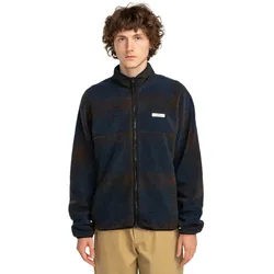 Fleecejacke ELEMENT "Classic Sherpa", Herren, Gr. XS, eclipse navy, java plaid, 100% Polyester, Jacken