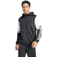 adidas Squadra 25 Kapuzenjacke Herren schwarz/weiß 3XL