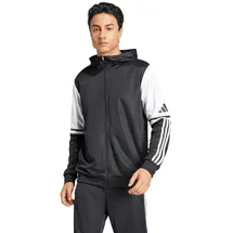 adidas Squadra 25 Kapuzenjacke Herren schwarz/weiß 3XL