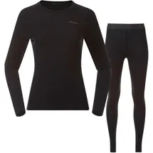 Bergans Allround Merino Baselayer Set Damen Schwarz L