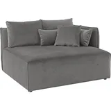 andas Ottomane »Nöre«, kurzes Lounge-Modul - zum Zusammenstellen, Breite 138 cm, Tiefe 128 cm grau