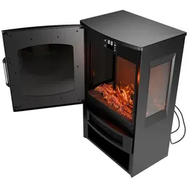 Juskys Standkamin 1800W Schwarz
