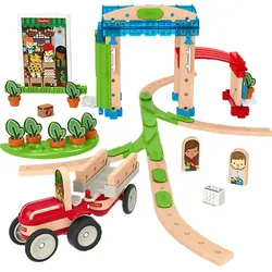 FISHER PRICE Wunder Werker Kleine Stadt, Baukasten, Konstruktions-Spielzeug Bauset Mehrfarbig