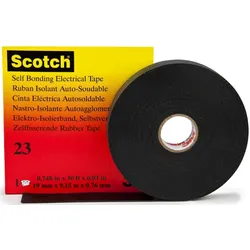 3M Deutschland Isolierband Kautschuk Scotch 23 25x9,15