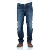 Mustang Oregon Taperd Jeans in Dark Rinse Used-W30 / L34