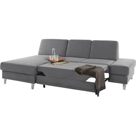 sit&more Ecksofa »Clio L-Form« wahlweise mit Bettfunktion oder Vorziehsitz und Bettkasten, Federkern