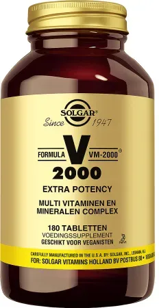 Solgar Formula VM-2000 MultiVitamine En Mineralen 180 Tabletten