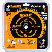 DeWalt Kreissägeblatt ø184 x 16 mm 60Z