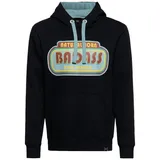 King Kerosin Hoodie schwarz L