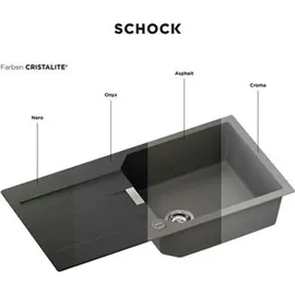 Schock Manhattan D-100XS Unterbau asphalt + Excenterbetätigung