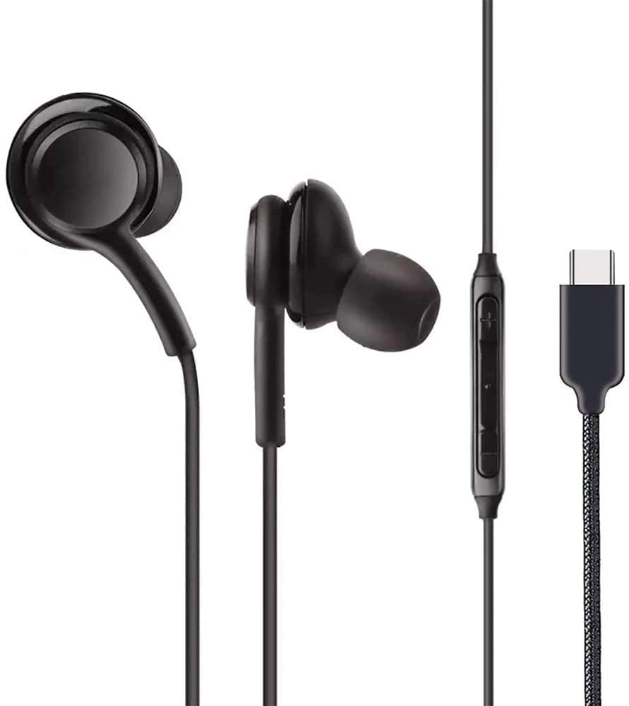 KP TECHNOLOGY Kopfhörer für Motorola Moto Edge 30 Ultra/Moto Edge 30 Fusion/Motorola Edge 30 Neo – In-Ear-Kopfhörer mit USB-Typ-C-Schnittstelle [Fernbedienung und Mikrofon] High Definition Sound