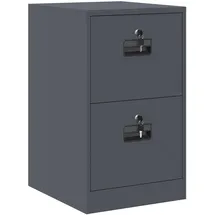 vidaXL Aktenschrank 44 x 50 x 106,5 cm Anthrazit