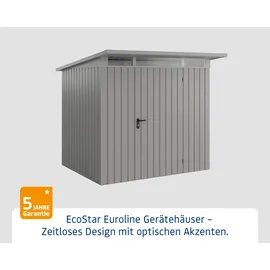 Hörmann EcoStar Gerätehaus 2,29 x 2,14 m Grau