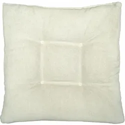Stuhlkissen BELLISSIMO natur - braun - LBH 45x45x6 cm