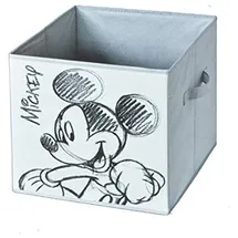 Domopak Living Container-Eimer Mickey 32 x 32 x 32 cm 5-tlg. hellgrau
