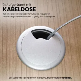 bümö Schreibtisch Eiche braun