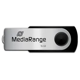 MediaRange Flexi-Drive 16GB schwarz/silber