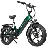 Maxtron Camel E-Bike compactbike 20 Zoll RH 42 cm Unisex grün/schwarz/khaki