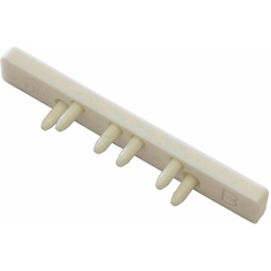 Gardinenstangen-Endstück Endstück 2-läufig, GARDINIA, (2-St), Serie Aluminium-Vorhangschiene 2-läufig weiß
