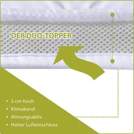 Traumschlaf Duo Matratzentopper Classic 90 x 200 cm weiß