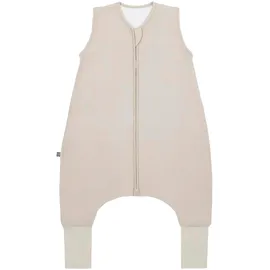 EMMA & NOAH Baby Schlafsack mit Umschlagfüßen Beige 70