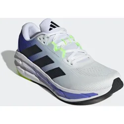 Laufschuh ADIDAS PERFORMANCE "QUESTAR 3", Gr. 44, cloud weiß, core schwarz, cobalt blau, Textil, Synthetik, sportlich, Schuhe