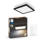 Philips Hue White Ambience Aurelle Panelleuchte, 30x30cm schwarz