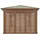Westmann Seitenwand für Holzpavillon 1 Stück 2,98 x 2,32 m Braun