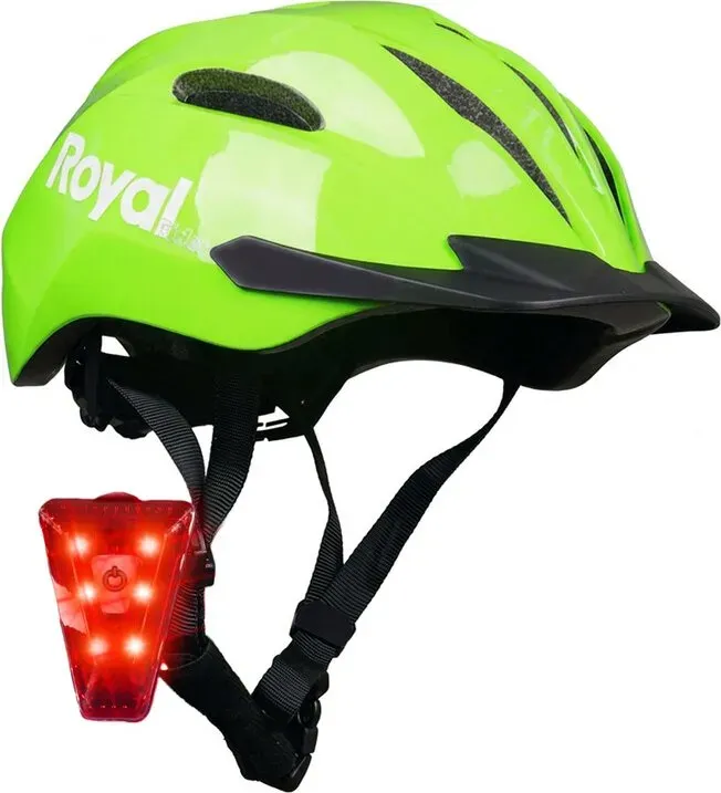 RoyalBaby Kinderfahrradhelm Mond Grün