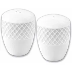 Wilmax Salz- und Pfefferstreuer 2er-Set, Porzellan – Elegantes Design