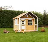 Axi Spielhaus Milan Holz Braun/Weiß