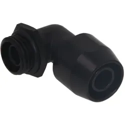 Alphacool 17455, Schwarz, Anpassung, Messing, 1/4 Zoll, 90°, 27 mm