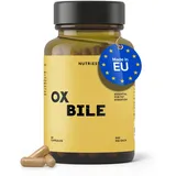 Nutriest Ox Bile Salts Kapseln (60 Stück) – Ox Bile 500 mg | Gallensalze vom Rind aus Europa | Unterstützt die normale Fettverdauung