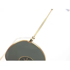 Ray-Ban Round Metal RB3447 001 50-21 polished gold/green classic