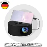 Mini-Projektor LED HD 1080P Heimkino Tragbarer Heimkino-Projektor D2V7