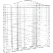 vidaXL Gabione mit Hochbogen 200 x 30 x 200 cm