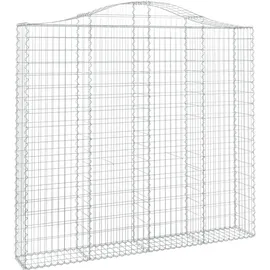 vidaXL Gabione mit Hochbogen 200 x 30 x 200 cm