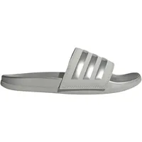 adidas Adilette Comfort Slides Slippers, Grey Two/Silver met./Grey Two, 38