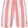 URBAN CLASSICS Pattern Badeshorts Pale Pink Bar Stripe L