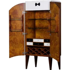 Casa Padrino Barschrank 80 x 45 x 170 cm Braun