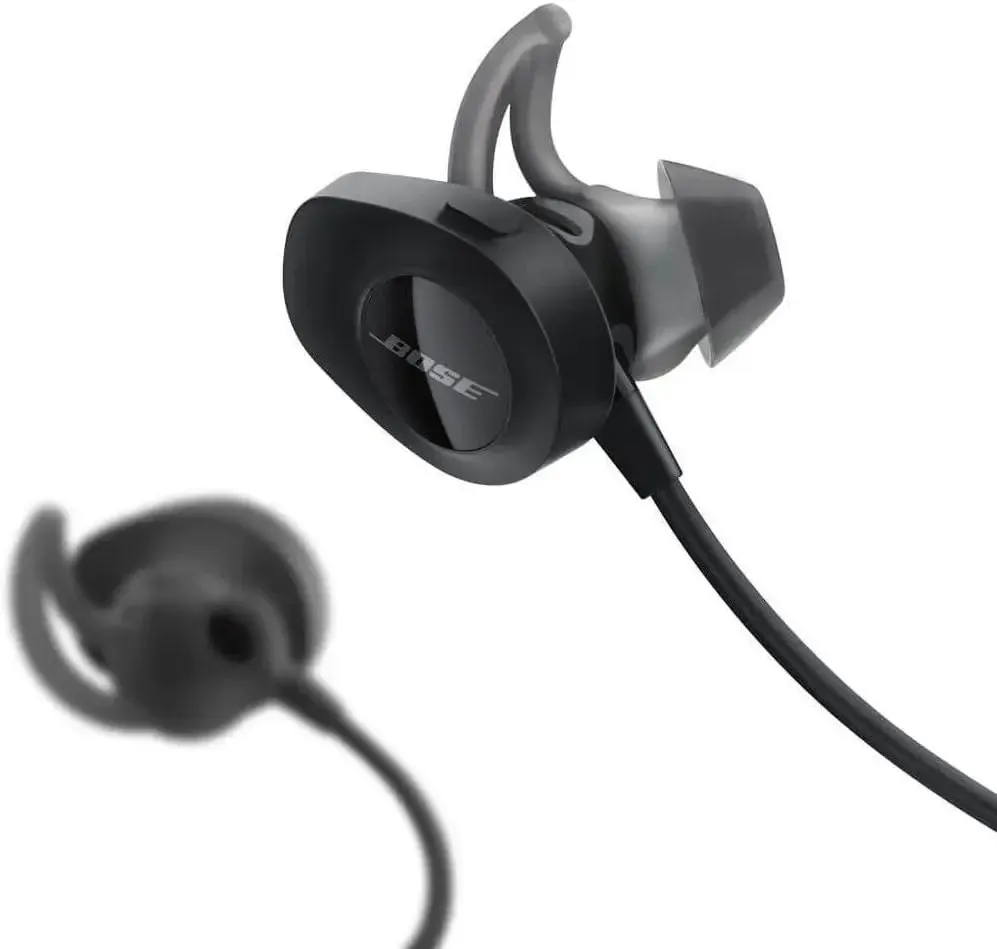 Bose SoundSport Wireless In-Ear Kopfhörer für Sport Schwarz StayHear