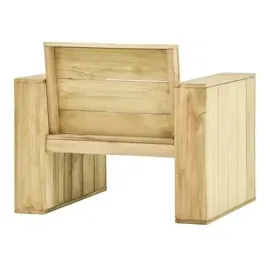 vidaXL Gartenstuhl 89 x 76 x 76 cm imprägniert kiefernholz