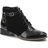 Schwarze Stiefeletten Maciejka Bequeme Lederschuhe, 38