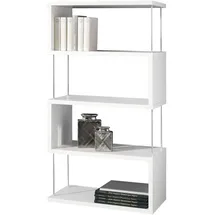 58 aufm Kessel Bücherregal 66 x 33 x 126 cm Weiß