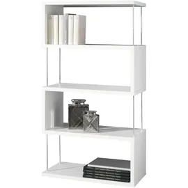 58 aufm Kessel Bücherregal 66 x 33 x 126 cm Weiß