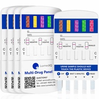 LuxmedIQ Drogenschnelltest für 10 Drogenarten - Urin Drogentest Multi Testkassette 5 St